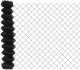 vidaXL Ogrodzenie łańcuchowe z 44 słupkami U Szare 1x25 m Stal 5