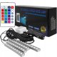 Zestaw oświetlenia kabiny samochodu 9xLED RGB wnętrza auta + pilot 1