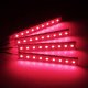 Zestaw oświetlenia kabiny samochodu 9xLED RGB wnętrza auta + pilot 15