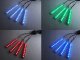 Zestaw oświetlenia kabiny samochodu 9xLED RGB wnętrza auta + pilot 9