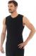Brubeck Koszulka męska bez rękawów COMFORT WOOL czarna r. L (SL10160) 1
