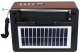 Radio przenośne z panelem solarnym LTC NETTA RETRO Bluetooth USB latarka 3