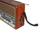 Radio przenośne z panelem solarnym LTC NETTA RETRO Bluetooth USB latarka 4