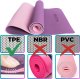 Mata treningowa do jogi ćwiczeń fitness pilatesu Revity 183 cm x 61 cm x 6 mm 6