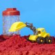 Masa plastyczna Wonder Factory Never Dry Sand Trucks, Koparka 9