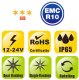 Lampa ostrzegawcza LED 12V/24V WL61 3