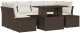 vidaXL 7-osobowy zestaw kanapowy z poduszkami brązowy polirattan 2