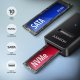 ADM2-AM Adapter USB3.2 Gen 2 M.2 NVMe/SATA SSD 10Gbps 10cm USB-A cable 2