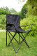 Lekkie Krzesło Składane Kempingowe z Oparciem Turystyczne Czarne KUBISPORT 4