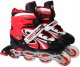 Rolki dla Dzieci Dziecięce Regulowane Czerwone Solidne KUBISPORT r. 35-38 9