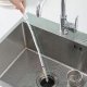 UDRAŻNIACZ PRZEPYCHACZ DO Rur Odpływu ZLEWU METALOWY DŁUGI Odtykacz 60 cm 4