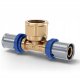 PEX Trójnik 20 x 1/2 x 20 gwint wewnętrzny GW zaciskowy Radopress Pipelife 2