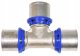 PEX Trójnik 26 x26x26 zaciskowy zapras uniwersalny Pipelife Radopress 3