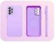 Hello Case Etui do Galaxy A52 4G / 5G / A52s 4G (Osłona Kamery, Fioletowe)   Szkło 9H 4