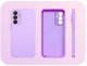 Etui do Samsung Galaxy M15 (Osłona Kamery, Fioletowe, Plecki)   Szkło 9H 3