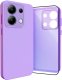 Etui do Xiaomi Redmi Note 13 4G (Osłona Kamery, Fioletowe, Plecki)   Szkło 1