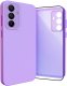 Etui do Samsung Galaxy A15 (Silikonowe, Osłona Kamery, Fioletowe)   Szkło 1