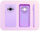 Etui do Xiaomi Redmi A3 (Osłona Kamery, Fioletowe, Ochronne, Case)   Szkło 3