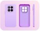 Etui do Xiaomi Redmi Note 14 Pro Plus 5G (Osłona Kamery, Fioletowe)   Szkło 3