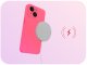 Etui do Apple iPhone 14 (Do Magsafe, Osłona Kamery, Fuksjowe, Case)   Szkło 5