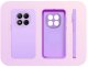 Etui do Xiaomi Redmi Note 14 Pro 5G (Osłona Kamery, Fioletowe)   Szkło 9H 3