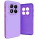 Etui do Xiaomi Redmi Note 14 Pro 5G (Osłona Kamery, Fioletowe)   Szkło 9H 5