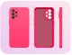 Etui do Galaxy A52 4G / 5G / A52s 4G (Osłona Kamery, Fuksjowe)   Szkło 9H 3