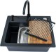 Zlewozmywak Alveus SINK ATROX30 G91 WITH MIXER BLACK 1