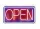 SZYLD NEON OPEN do sklepu kawiarni baru lokalu na USB WŁĄCZNIK +ZAWIESZKI 1