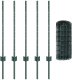 vidaXL Ogrodzenie Euro z 5 słupkami U Zielone 0.8x10 m Stal 2