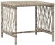 vidaXL Leżak Słoneczny Zestaw 3 Jasnoszary i ciemnoszary Rattan PE, metal 5