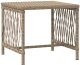 vidaXL Zestaw leżaków  3 szt. Beżowy Rattan PE, metal Składany 5