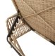 vidaXL Zestaw leżaków  3 szt. Beżowy Rattan PE, metal Składany 9