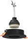 vidaXL Lampy wpuszczane  12 sztuk Okrągłe GU10 Czarne 91 mm 1