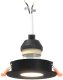 vidaXL Lampy wpuszczane  12 sztuk Okrągłe GU10 Czarne 91 mm 8