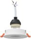 vidaXL Reflektory wpuszczane  12 szt. Okrągłe GU10 Białe 91 mm 2