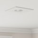 vidaXL Reflektory wpuszczane 6 szt. Kwadrat GU10 Białe 91x91 mm 1