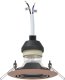 vidaXL Reflektory wpuszczane  24 szt. Okrągłe GU10 Miedziane 90 mm Stal 2
