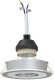 vidaXL Lampy wpuszczane 24 szt. Okrągły GU10 Srebrny 91 mm 3