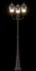 vidaXL Słup ogrodowy  Brązowy Metal 61 x 53 x 235 cm Lampa ogrodowa 5