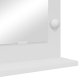 vidaXL Lustro Toaletowe  Białe Drewno drewnopochodne 60 x 55 x 18 cm 5