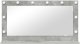 Lustro vidaXL Lustro Toaletowe Szary beton Beton 100 x 55 x 18 cm Lustro 3