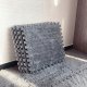 Puzzle na podłogę PLUSZOWA Piankowe DYWAN MATA Aksamitna DZIECI 30cm SZARA 9