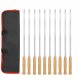 SZAMPURY Szpikulce GRILL 8szt TORBA Szaszłyki KEBAB Koobideh LITE DREWNO 1