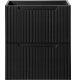 CZARNA szafka łazienkowa NOVA BLACK 82-50 2S z umywalką i blatem 50 cm 2