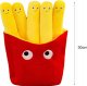 PLUSZOWE Frytki ZABAWKA 30cm EDUKACYJNA Pudełko + 5 Frytek DUŻE 3