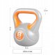 8 kg kettlebell kula kettle hantel Gorilla Sports 4