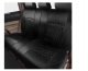 POKROWCE NA FOTELE Samochodowe EKOSKÓRA CZARNE Eleganckie UNIWERSALNE 5szt 3