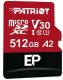 Patriot EP Pro A2 Micro SDXC 512GB 90/80 MB/s V30 U3 Class10 2