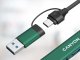 CANYON HUB DS-02 4 w 1 USB-A/C Zielony 1